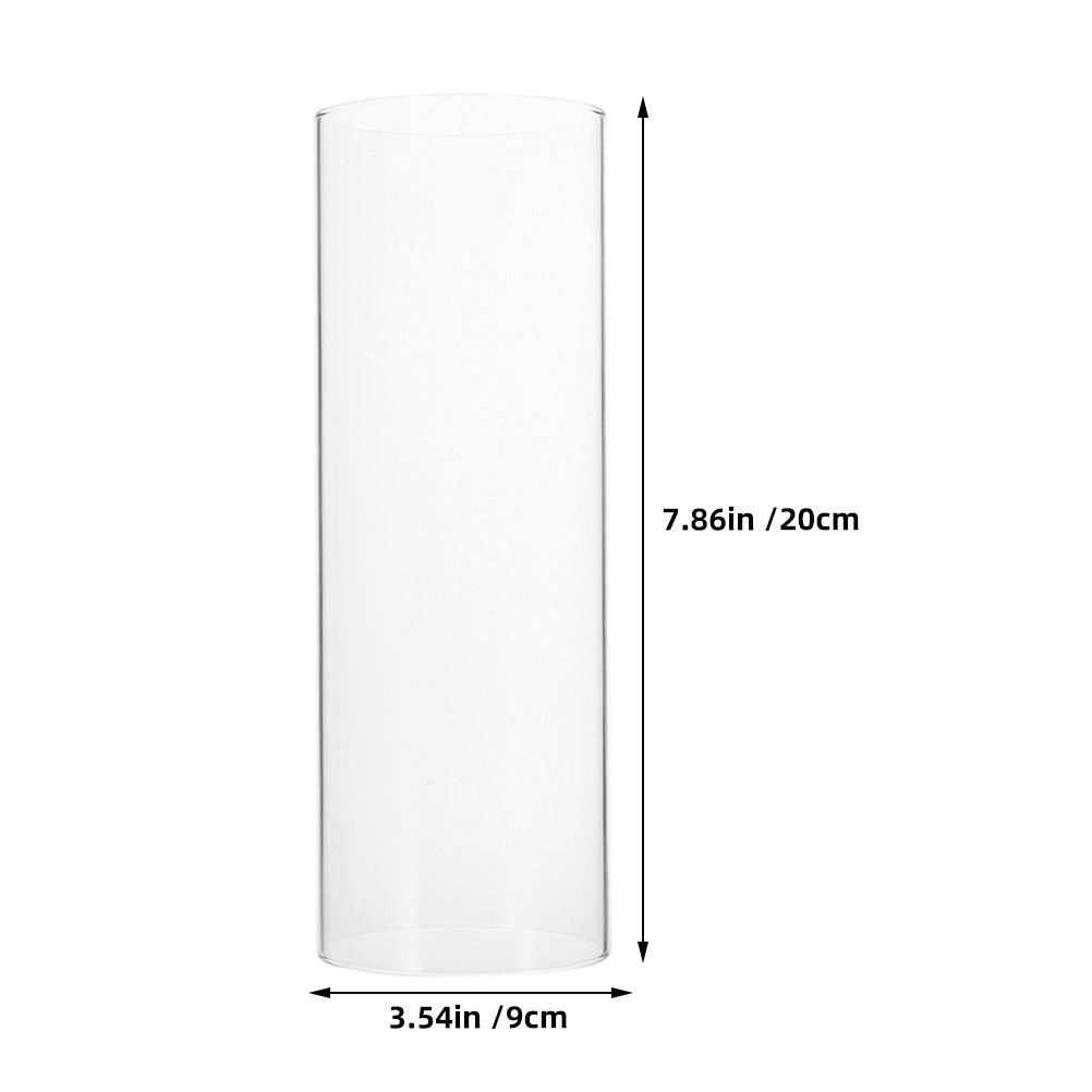 Transparente Glas-Hurrikan-Sch – Candle Holder Decor Bewertung und Preis
