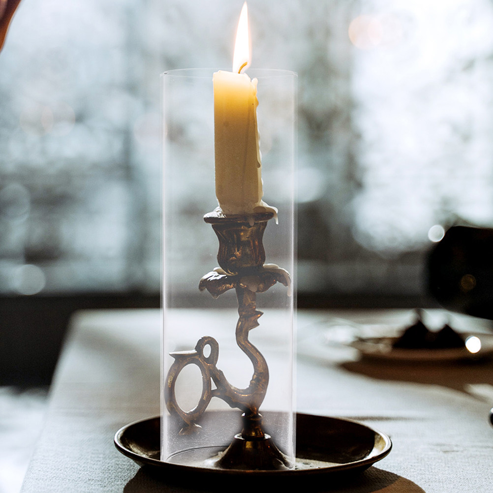 Transparente Glas-Hurrikan-Sch – Candle Holder Decor Bewertung und Preis