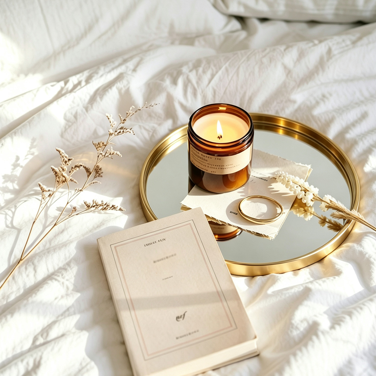 Goldfarbene runde Spiegelablag – Decorative Mirror Bewertung und Preis