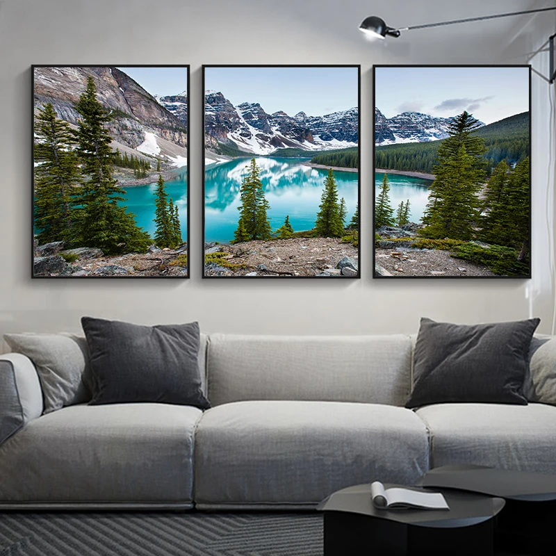 3 teile/satz Natürliche Wald L – Abstract Canvas Set Bewertung und Preis