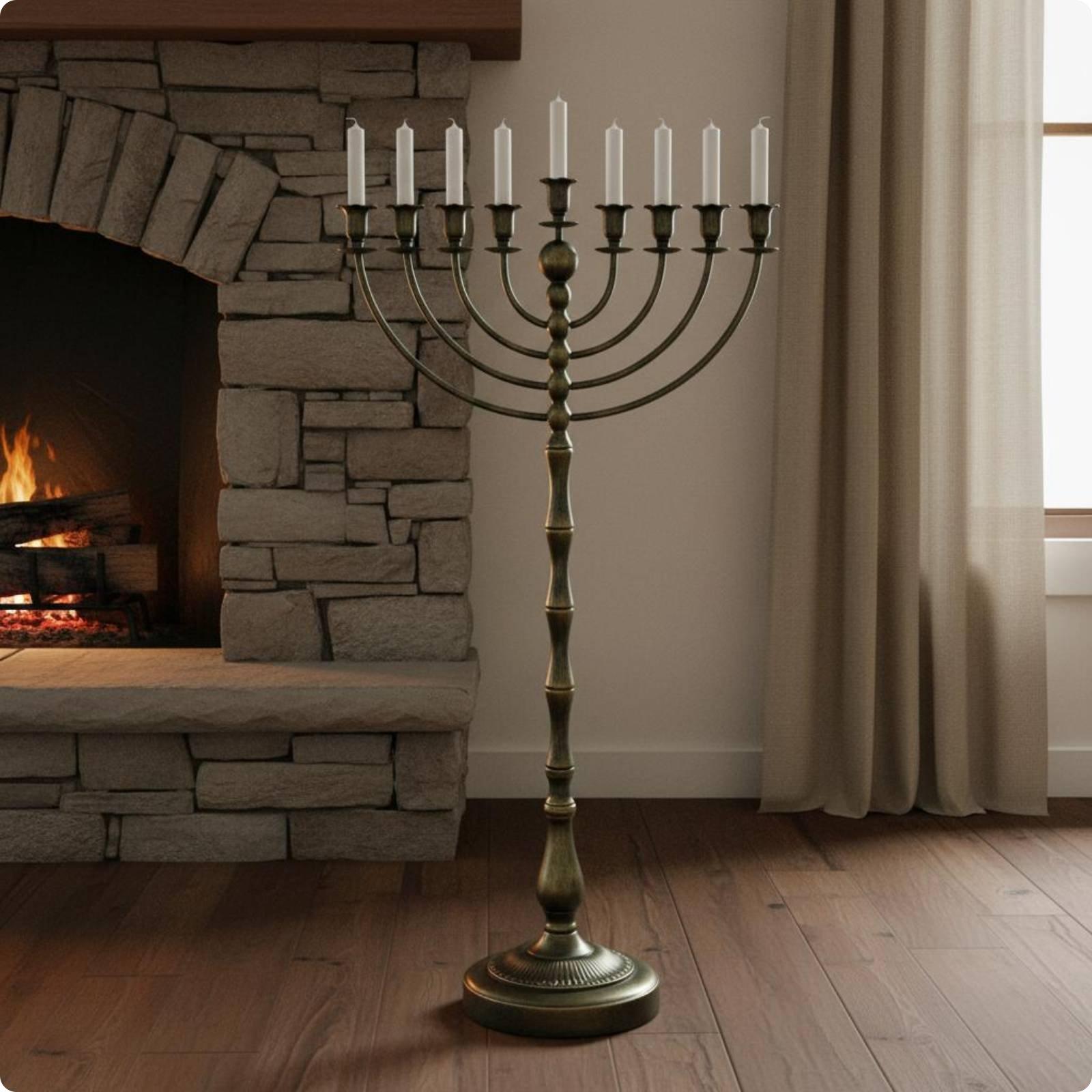 Hoher Bronzener Kerzenständer  – Candle Holder Decor Bewertung und Preis